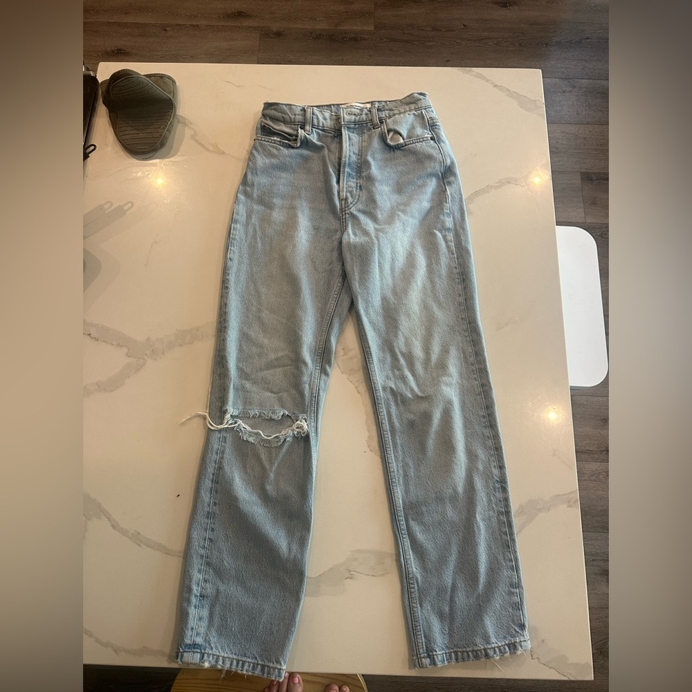 Reformation Tahoe Destroyed 24 jeans